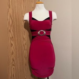 Sexy Bodycon Pink Mini Dress